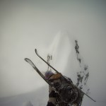 Aaron topping out the ridge on Brown's Peak.