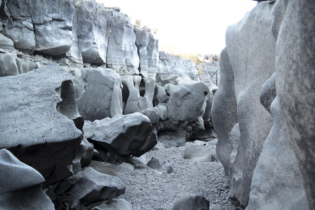 The Channel. Boulders and walls of all heights snake for miles.