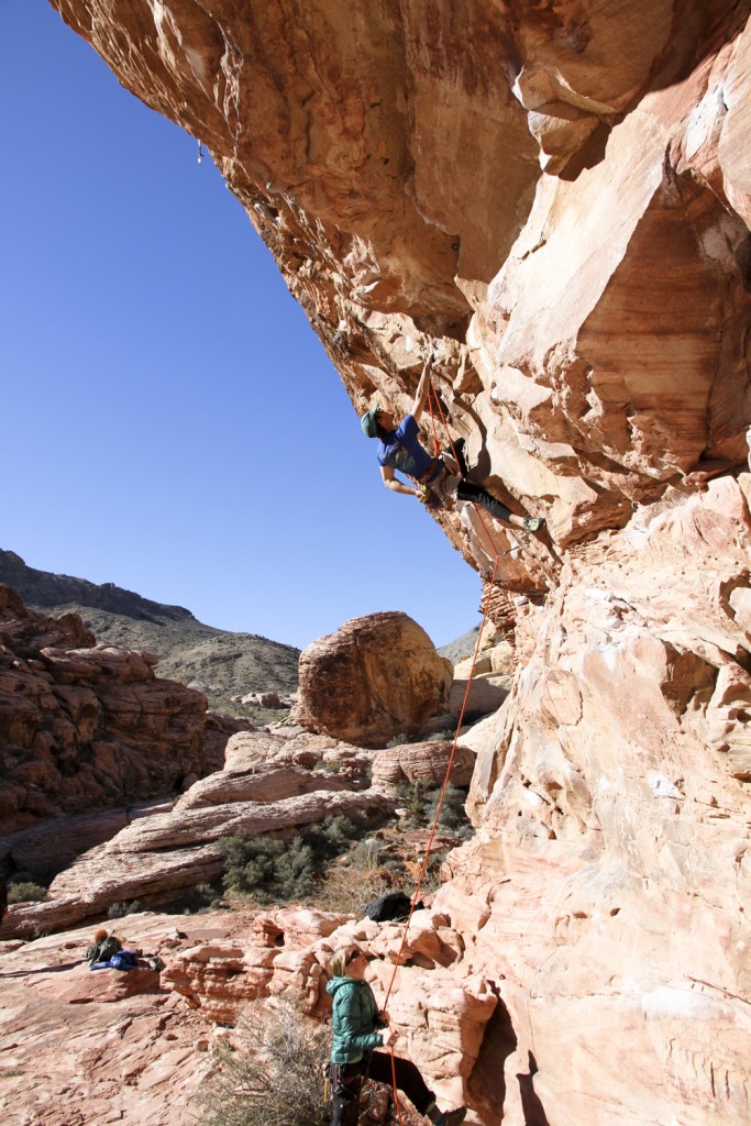 Will on a steep 5.11b at the Sunny and Steep crag behind Kraft Mountain. On the way out from this day we passed a boulder that we had noted the day before as an impossible looking problem. This time as we approached we saw a guy working it with another guy filming the process. As we got closer I said "glad you are filming that cuz I wouldn't believe it otherwise.." and then noticed I was talking to Dave Graham.