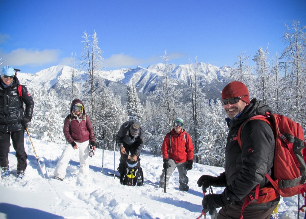 Blase and a few members of our class awaiting the next rescue scenario. Not a bad place to hang out.