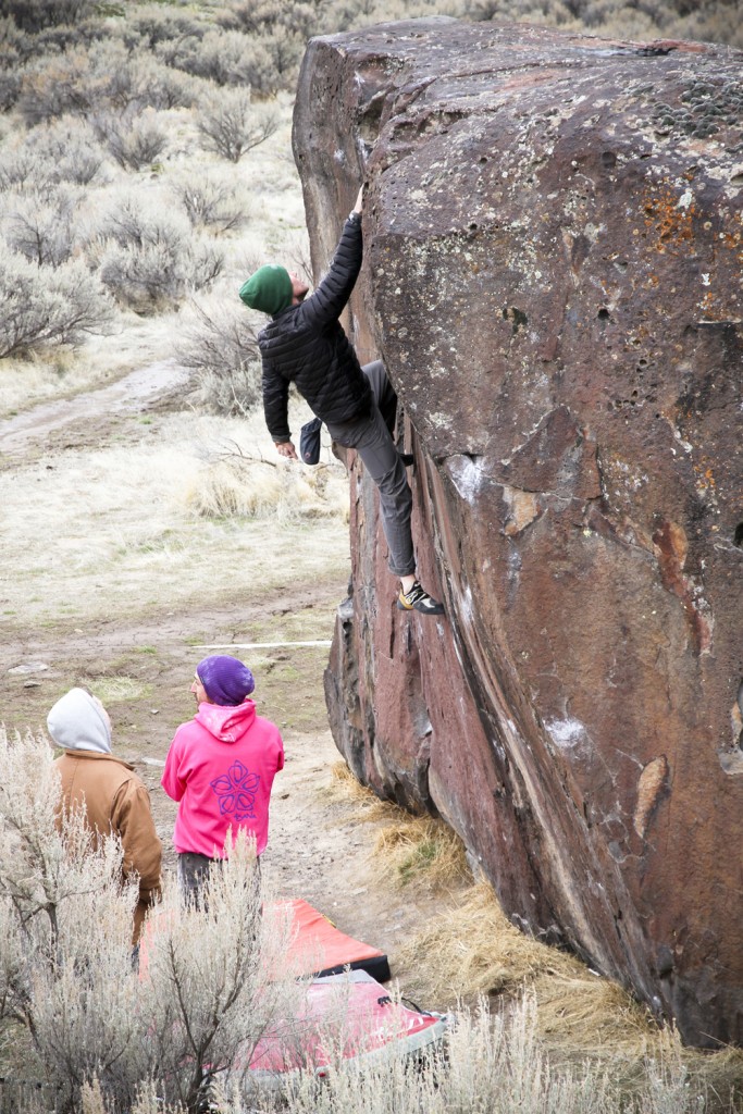 Ian cruising on Painted Rock.