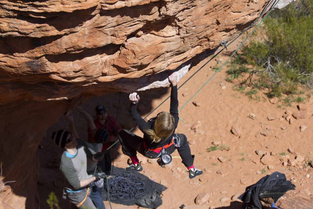 Robyn one-hand sending on Director of Human Affairs (5.11a).