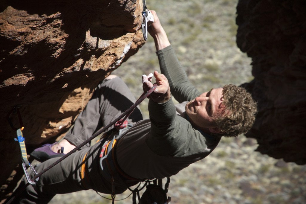 Certainly on of the steepest 5.11's out there, Banana Dance (5.11d) balloons out of a near horizontal cave on good holds. Heel hooking and endurance are mandatory. 