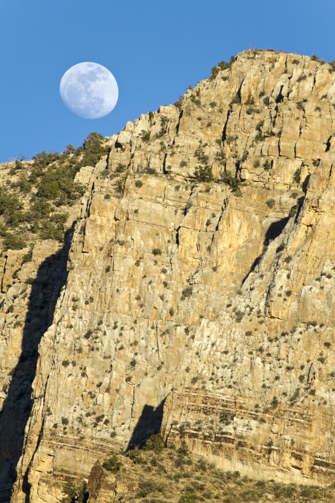 We spanned a week with some extraordinary moon rises. This one did not disappoint.
