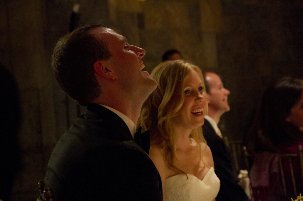 Dan and Kelly listening to toasts from the parents. A full five course meal of incredible food was dotted with dancing and more dancing to a live band.