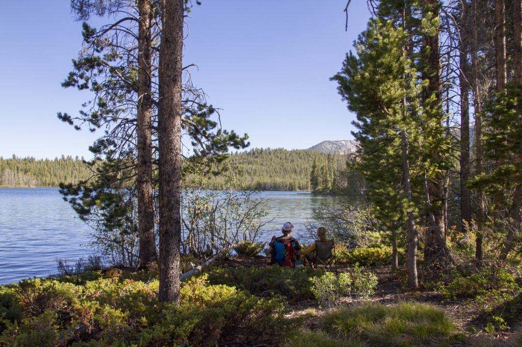 A pit-stop at Petit Lake.