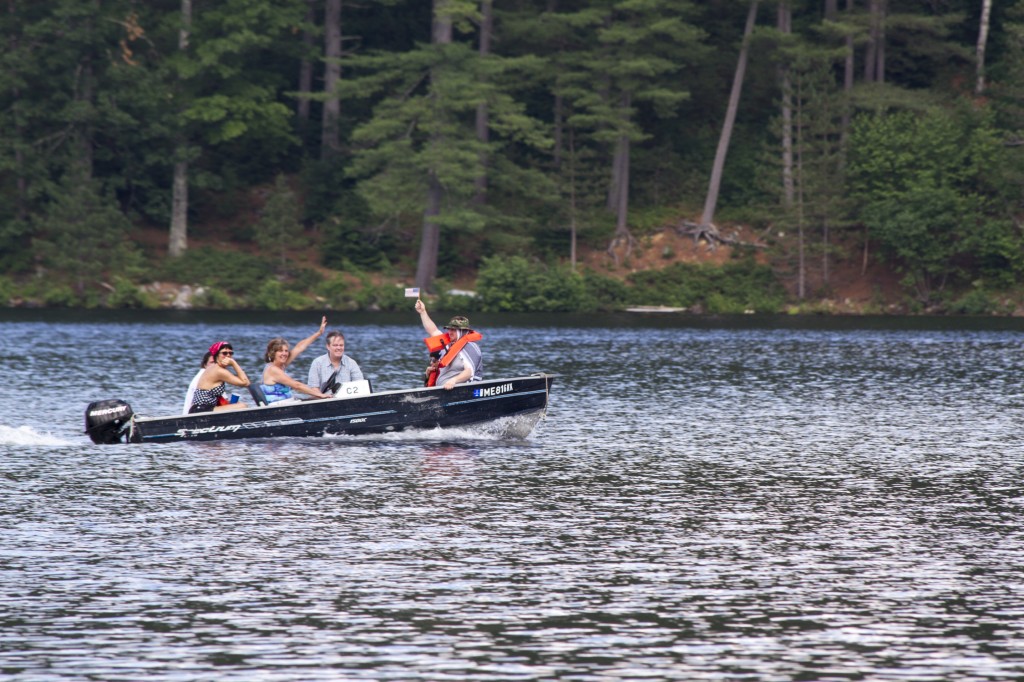 Terry and Todd rented a boat and ran people around the lake. Go 'merica.