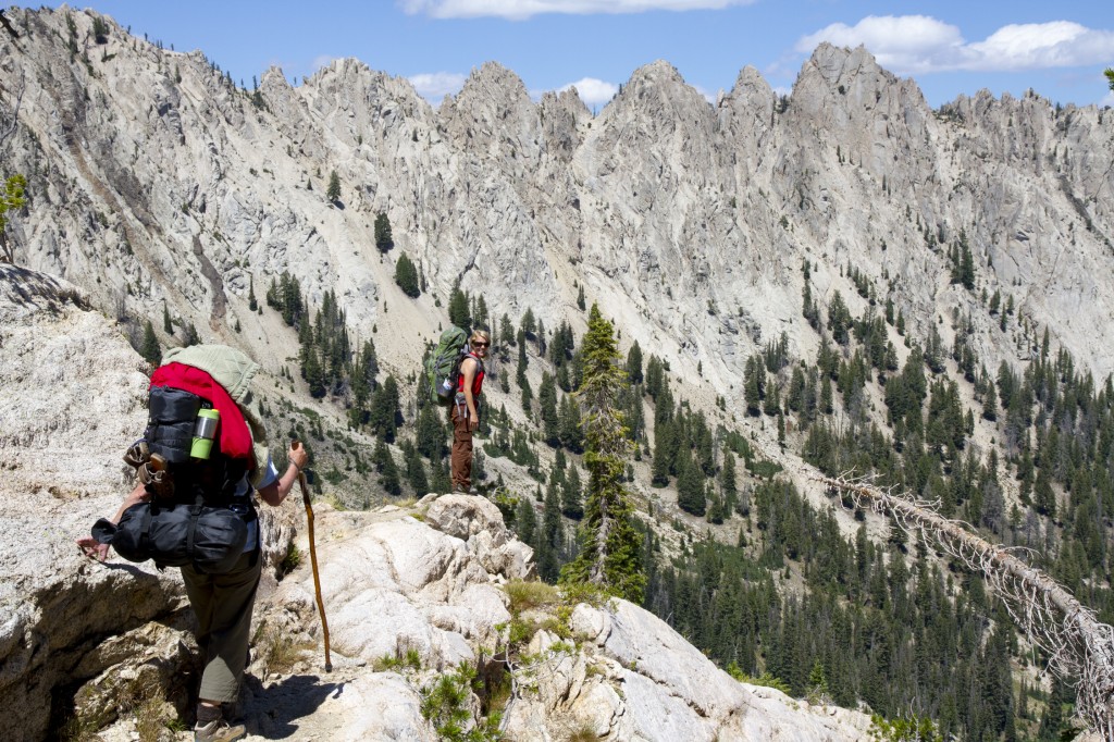 Another incredible view of the Jawbone. That there is why they are called the Sawtooth Mountains. Beautiful.