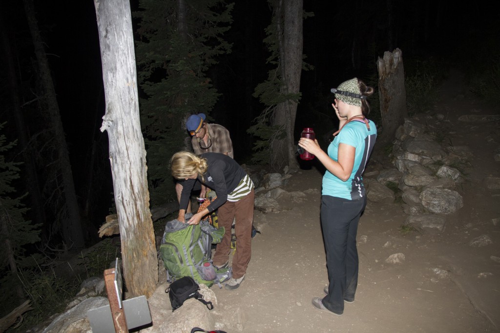 3:30 AM along the trail. Unfortunately I may never see this stretch of trail in the daylight.. gives you an idea of how long a day it was.. 