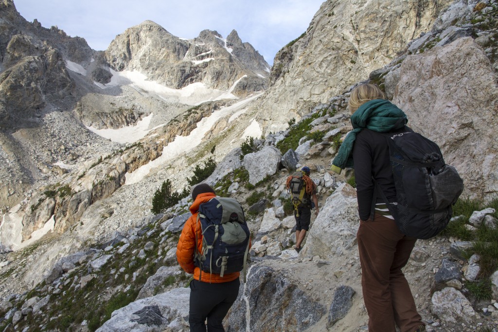 Approaching the Petzoldt Caves