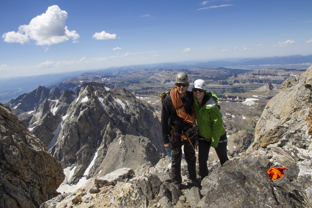 JP and Michele at the Upper Saddle. At this point there was no holding Michele back from summit fever.