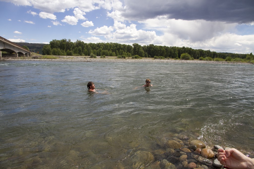 Not to often in the mountain west that you get to float in a relatively warm river. JP and I took advantage.