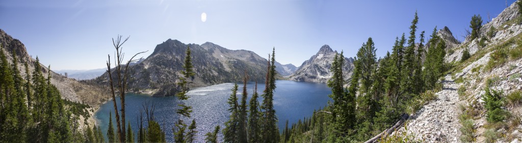 Panorama of Sawtooth Lake