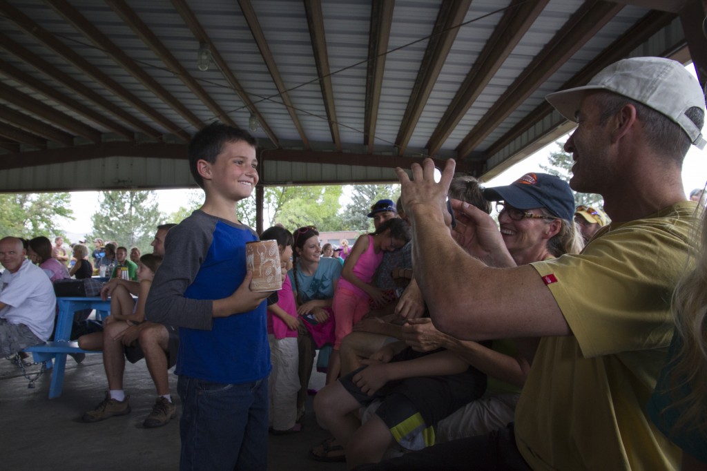 Jesse's son bringing home the bling in one of the most memorable moments of the weekend!