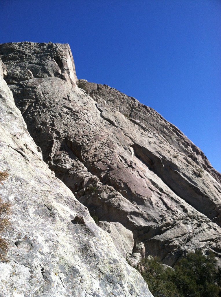 JP and Michele headed up the west side of Castle Rock on a perfect fall afternoon.