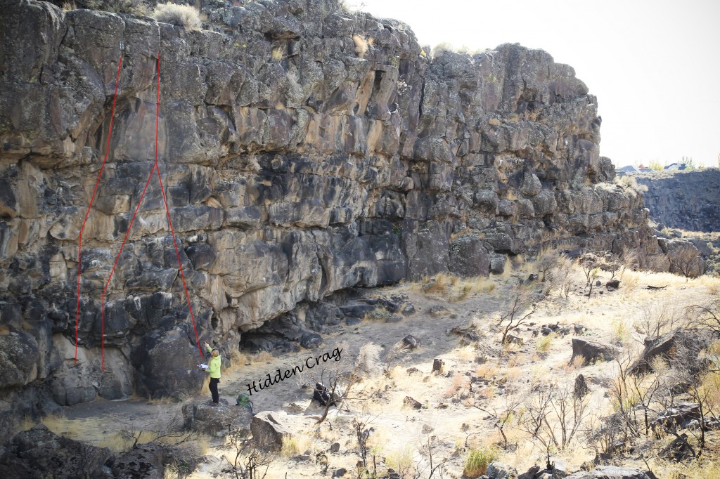 A few of the classic 5.10's at the Hidden Crag.