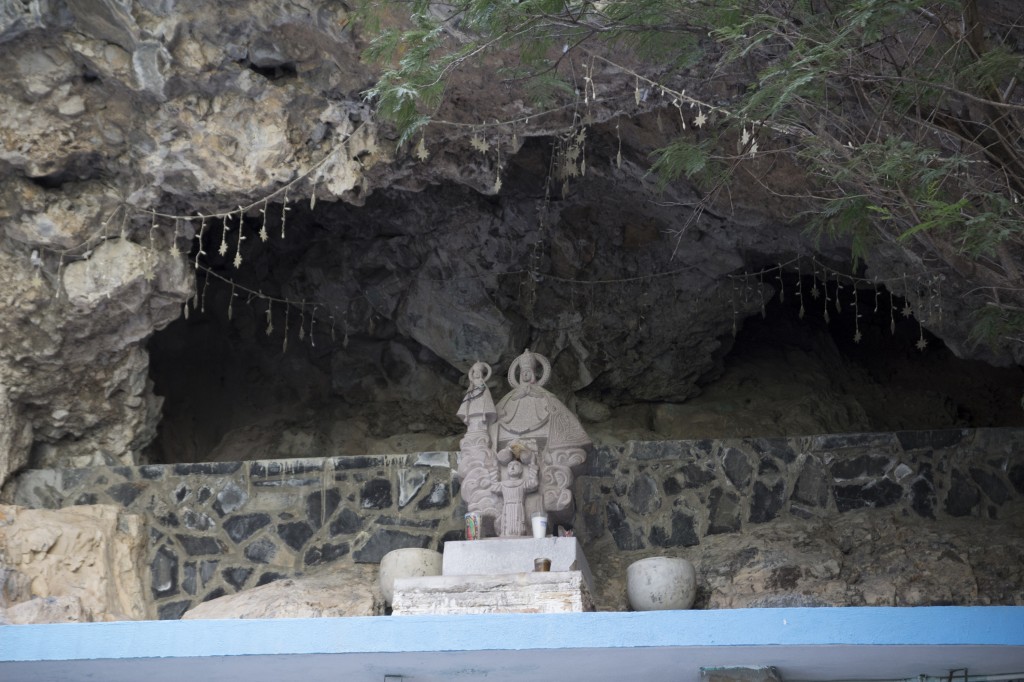 A cool shrine in the Virgin Canyon.