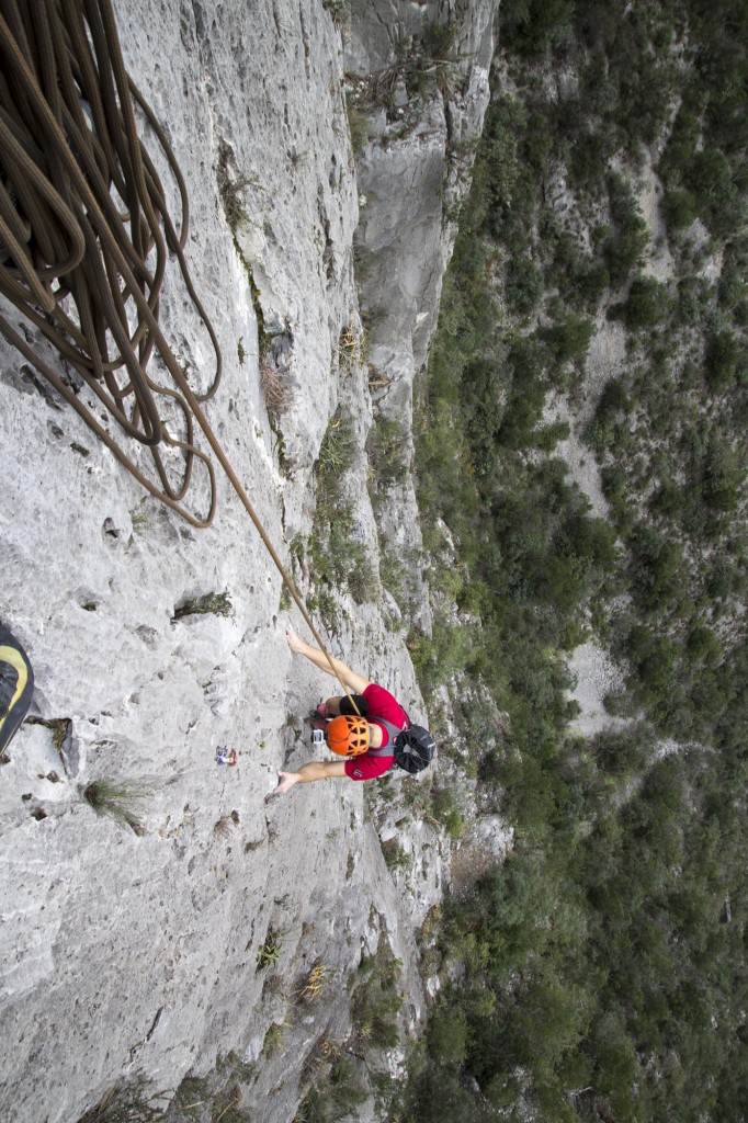 Andy following pitch 4 or so on Satori.