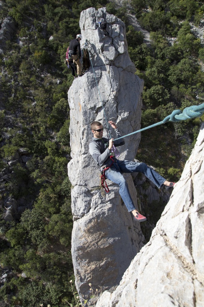 Andy headed back the other way. Such a fun day playing with physics.