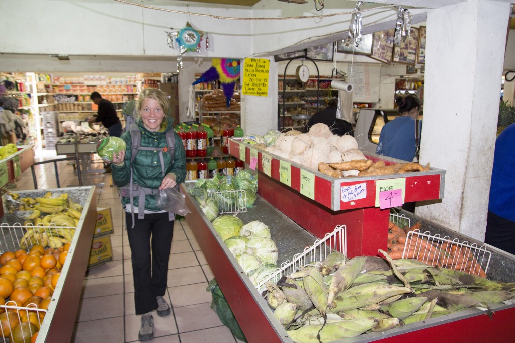 The local grocery store. For the most part we got more and more comfortable in this place as the week went on. Slowing down, using our spanish to order meats, and asking locals if the peppers were hot or not. 