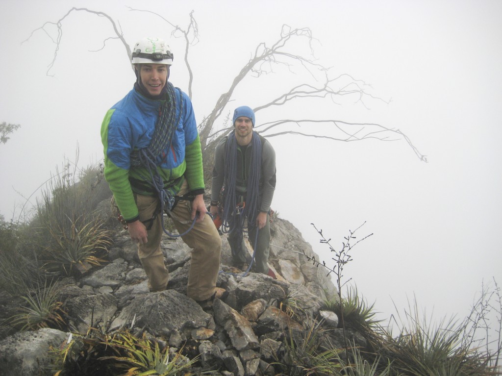 I think we slept through the first 7 pitches. I love this photo. We were excited, SUPER excited, but also a bit hesitant. This climb was at least twice as long as anything we had been on before. 