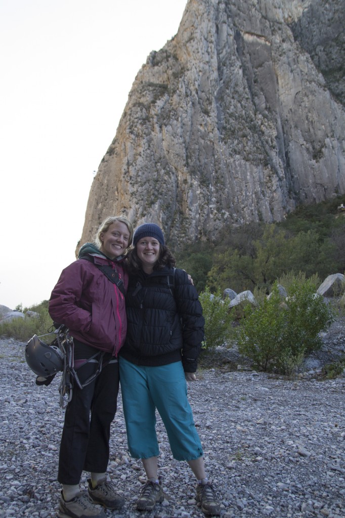 Robyn and Cora after another stellar day of climbing.