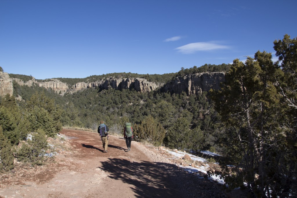 The hike into Shelf Road, CO. 