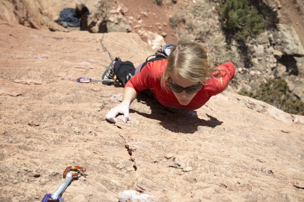 Robyn on Third Stage (5.10b)