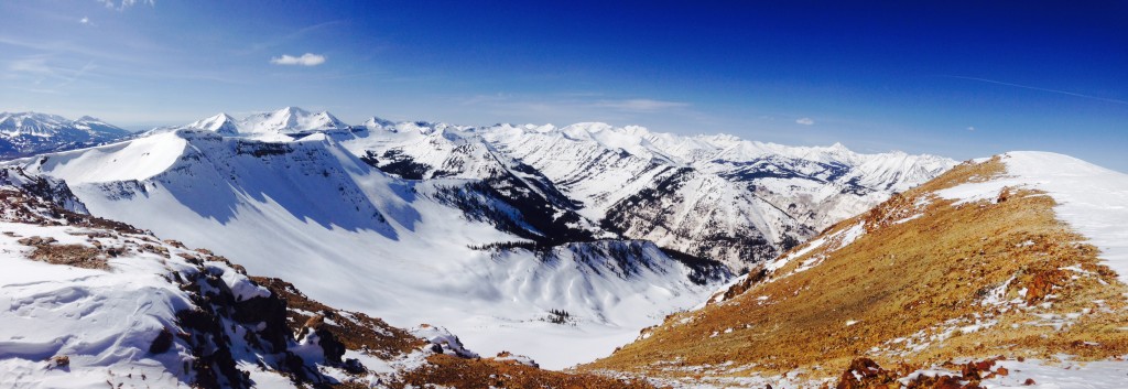 Summit of Mt Emmons. Gunnison Zone