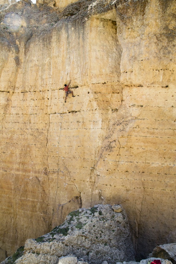 Chris on an 11+ extension at The Ark. This place is killer. 