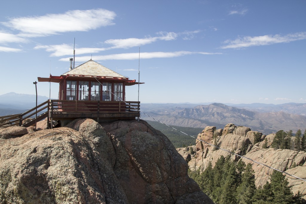 The Fire Lookout. Quite the view. 