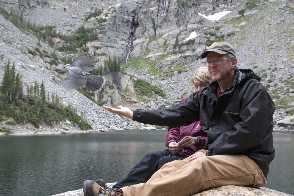 Pops communing with nature. 