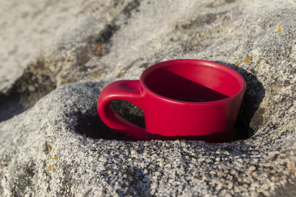 Had to take a photo of this natural coffee holder for Robyn. This was the perfect morning coffee boulder. 