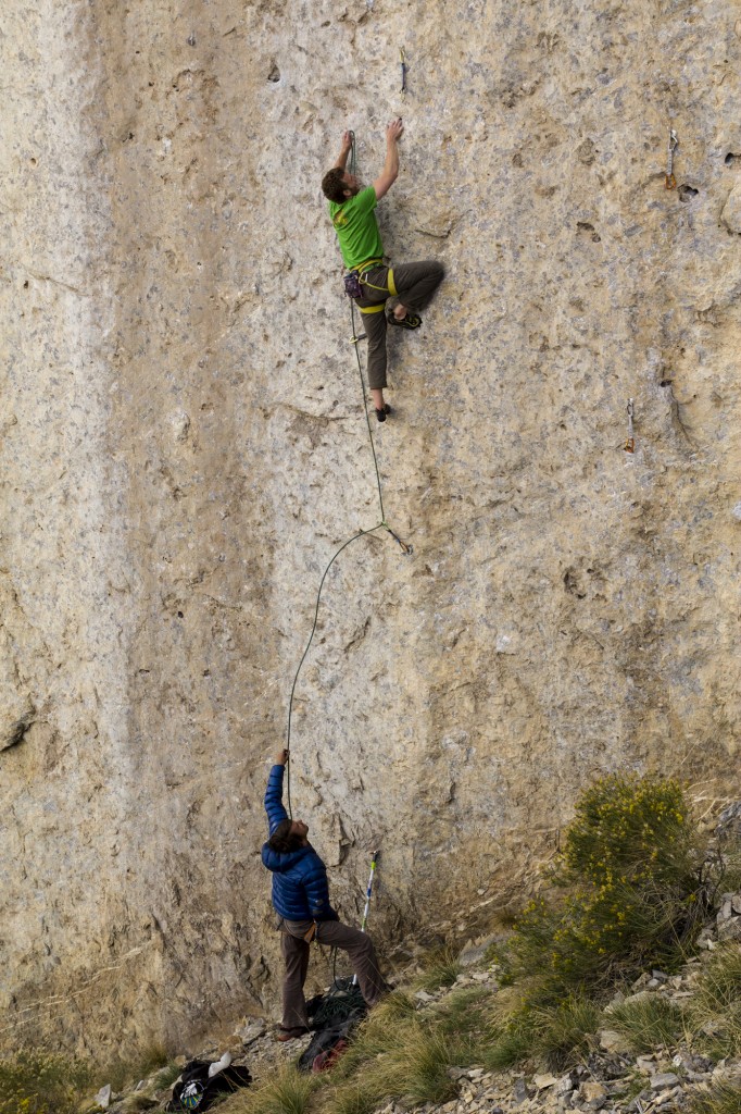 Ben and Tom clipping it up at The Fins - Idaho.