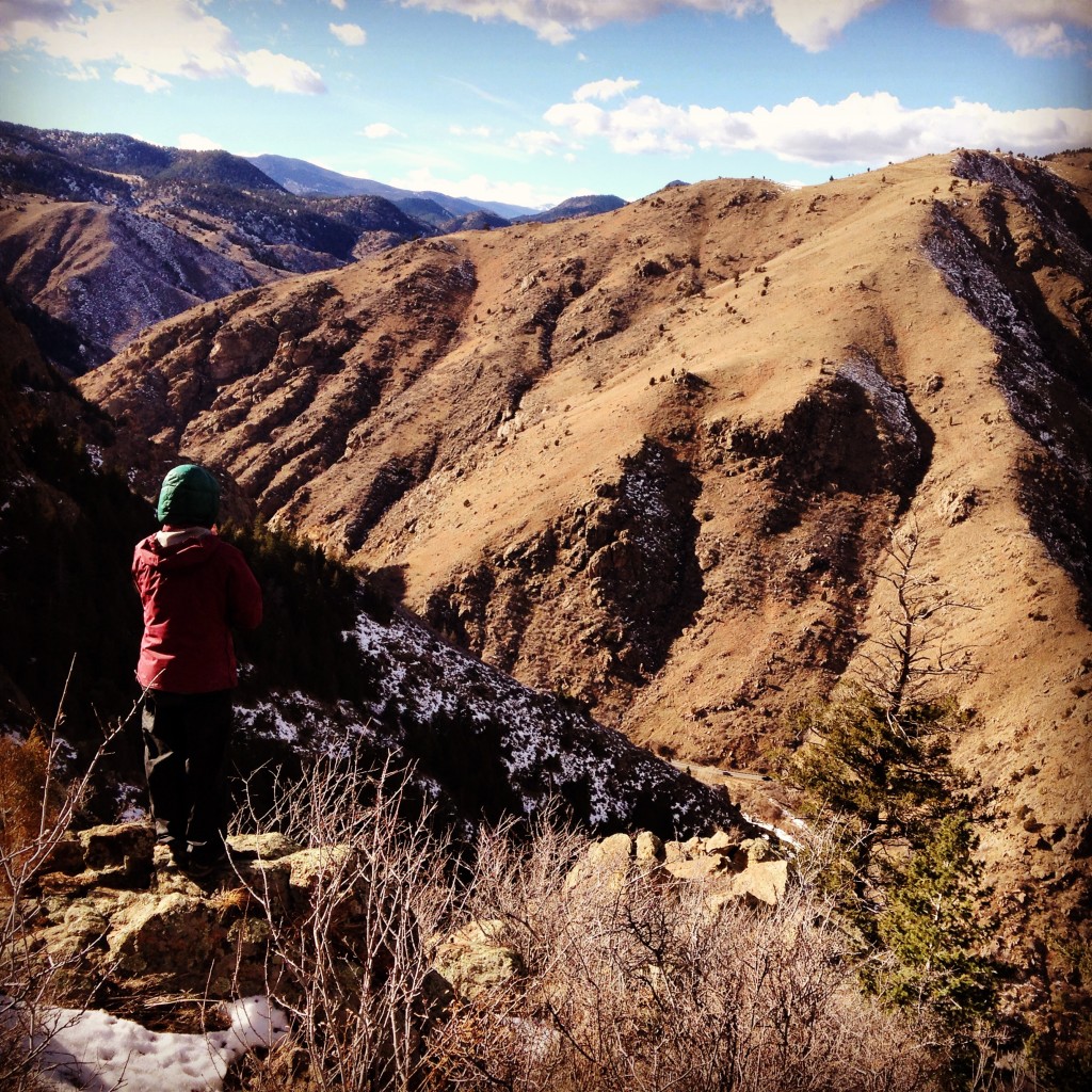 Excellent views over Clear Creek Canyon.