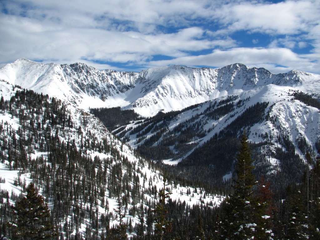 The view from our second descent. Blue skies and sun for the most part. Nice day for sure. 