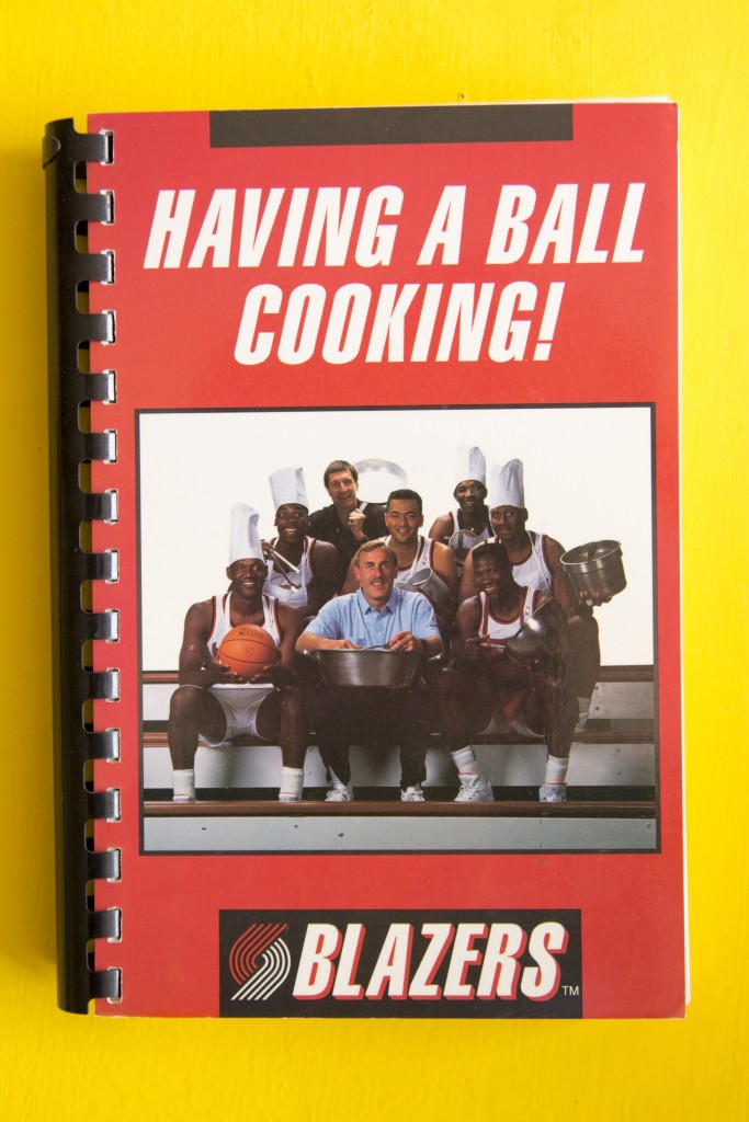 We are cooking one recipe from this book for every Blazer playoff game. 