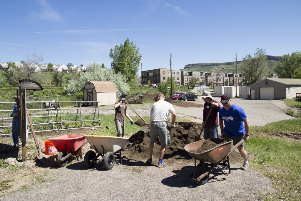 We hauled and spread this whole pile into places that are traditionally water logged. 