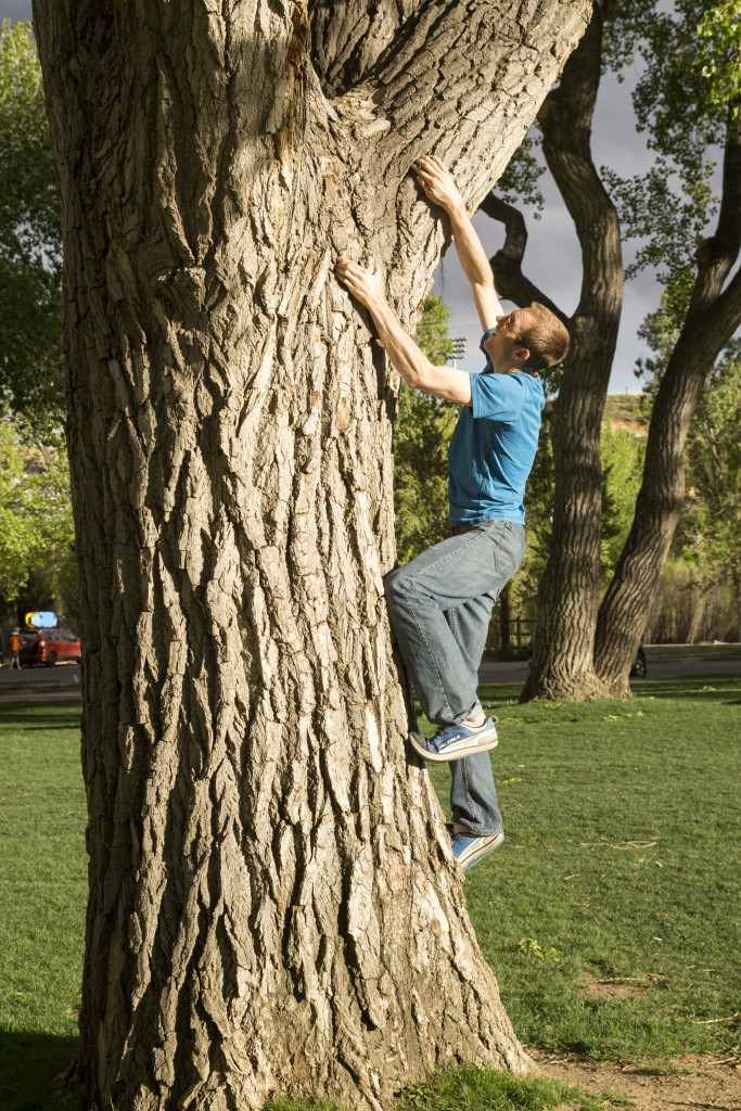 Grigore sending the infamous T3 in the park. 