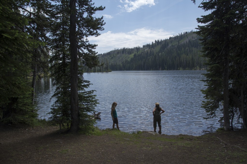 Robyn and Mom along the shores of Fish Lake. This gem is only a short drive up a lazy road from my parents' house. 