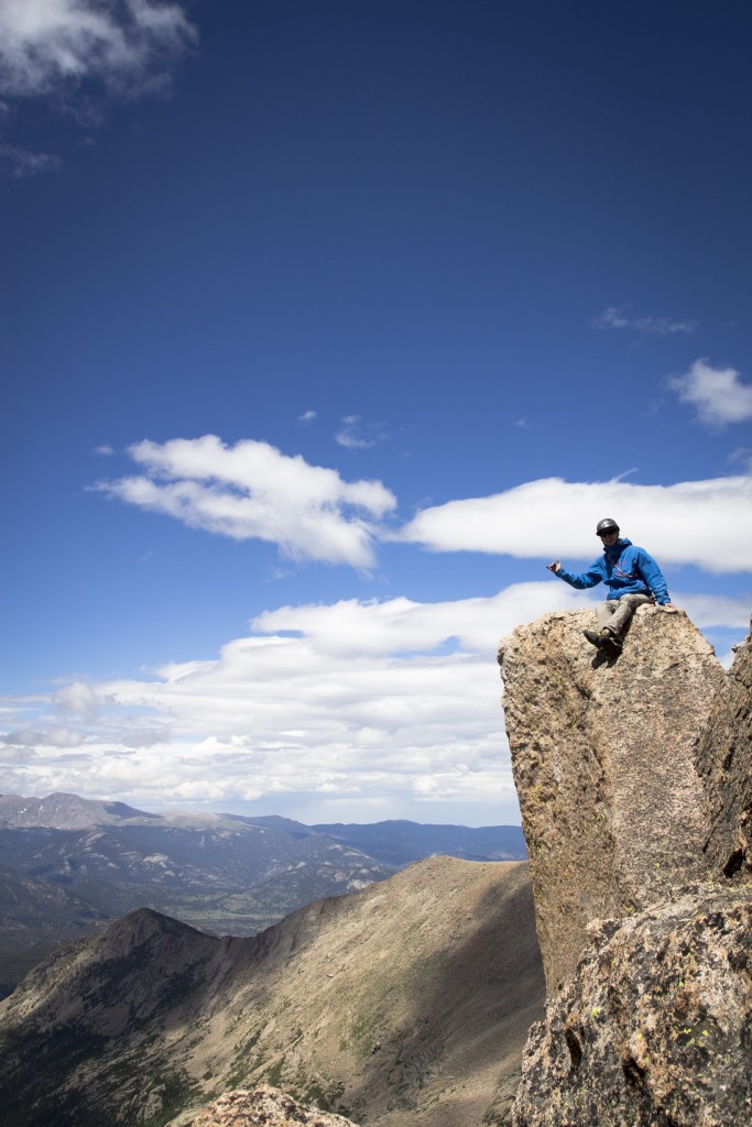 Ethan on the summit.