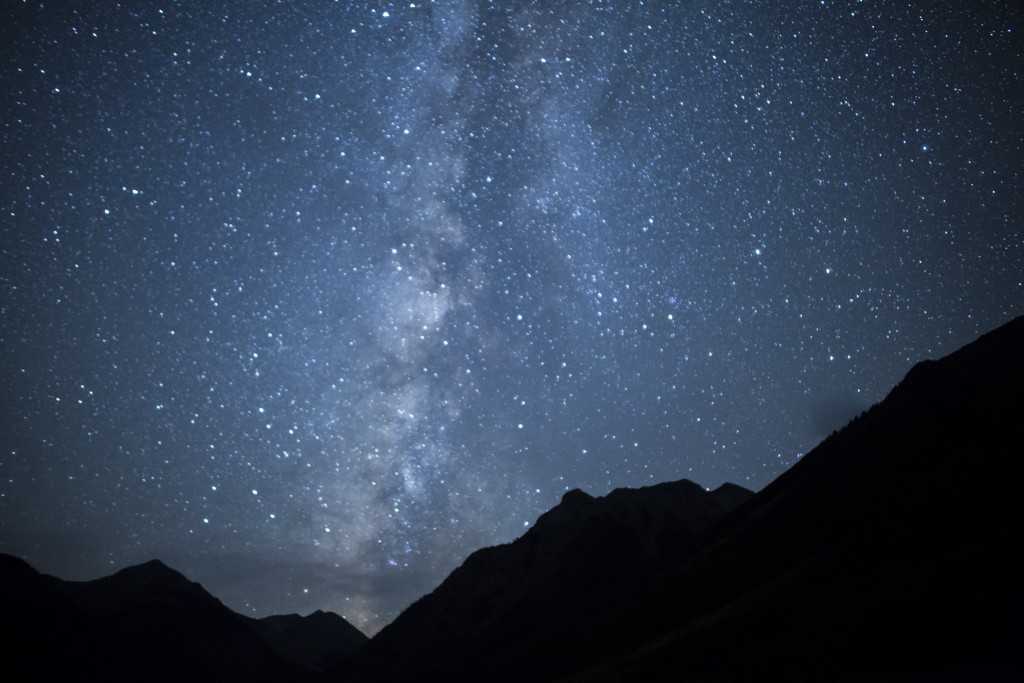 Milky Way over Engineer Pass, CO. Photo: Nate Liles