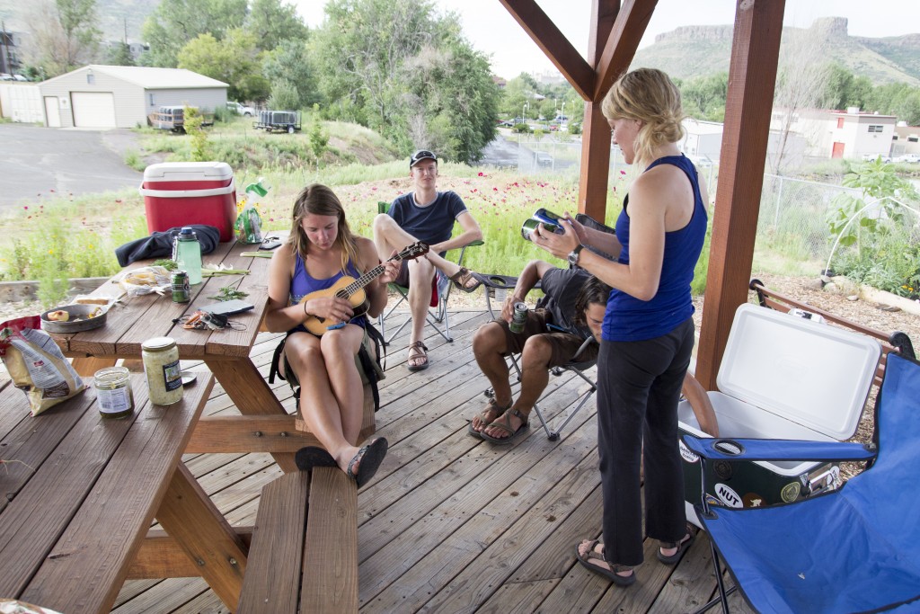 We invited some peeps out to hang at the pavilion and barbecue!