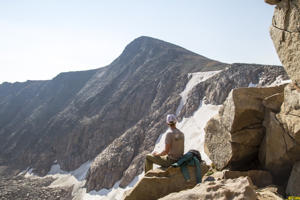 The summit of Hallett from Flattop.