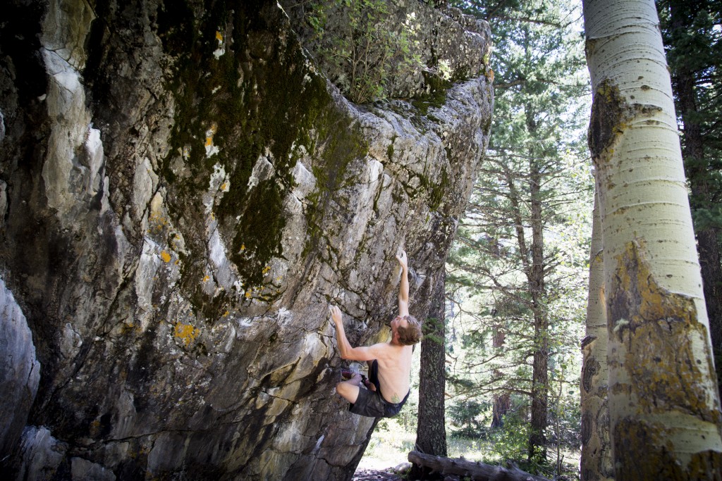 The boxcar boulder in Wild Basin, CO. 