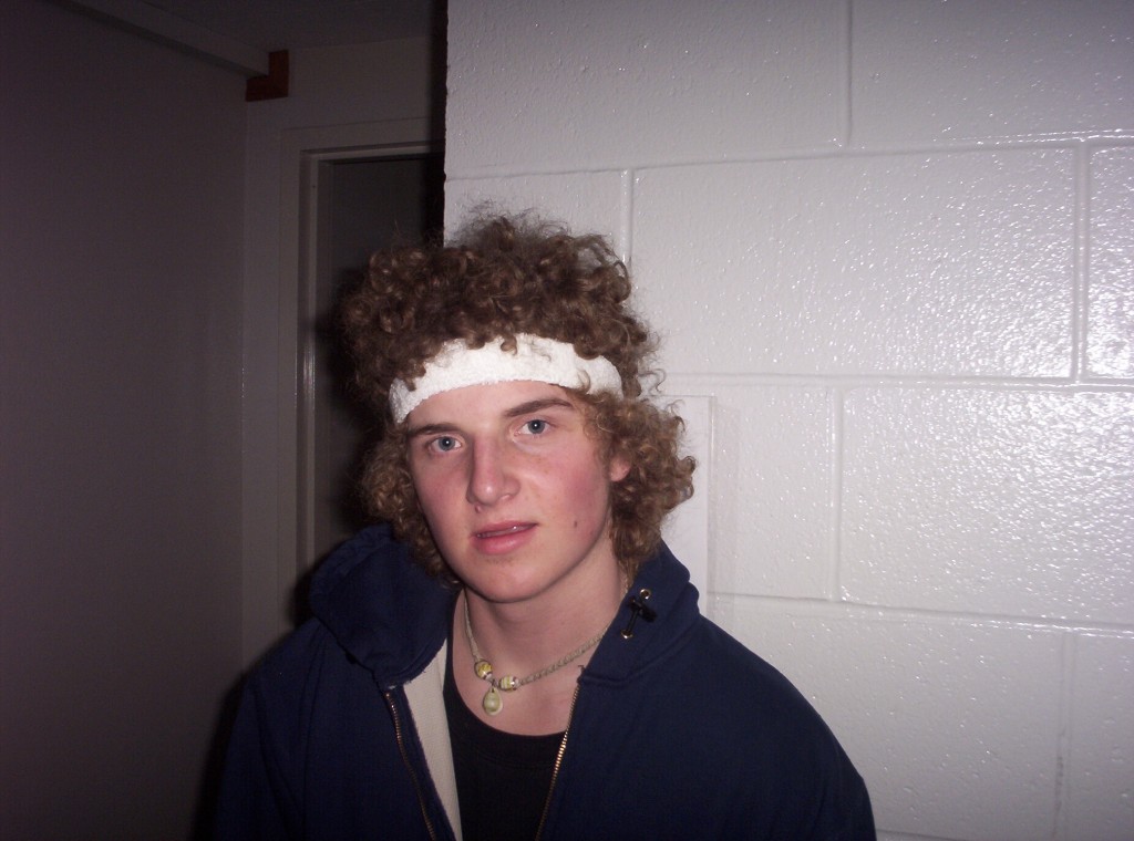 Ben in 2003 as I met him in the dorms at University of Idaho. Just a Garden Valley boy with some hemp necklace, a skateboard and fro. He hates this picture but I think it's classic. May it live on forever! 