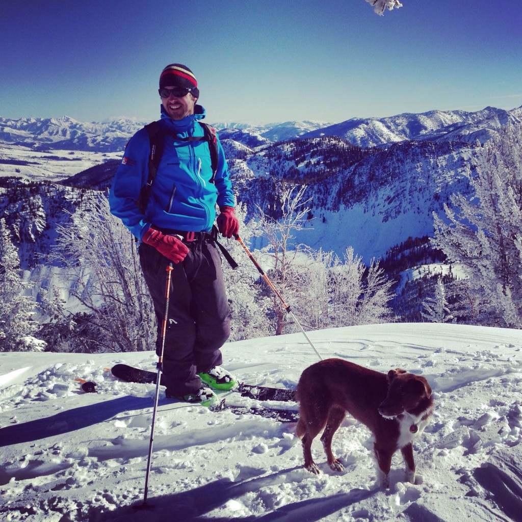 Matt and Galena along Titus Ridge.