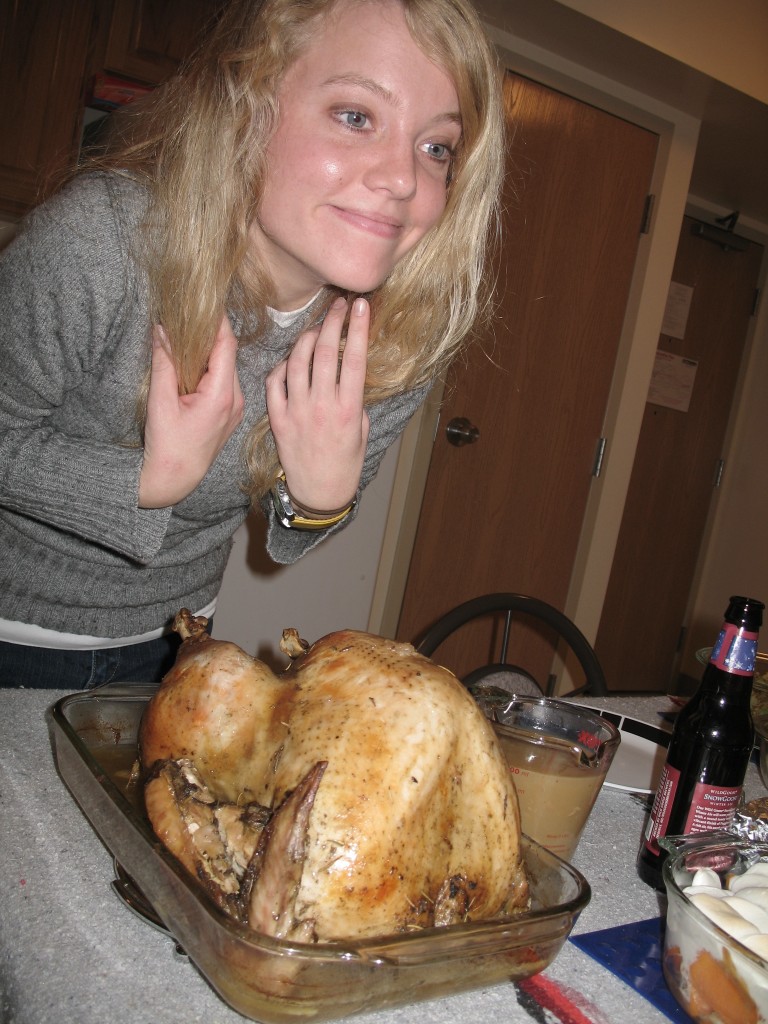 Thanksgiving Turkey, 2007. This was our first Thanksgiving together in the grad student dorms of Penn State. My stint in this dorm with "Firefighter Andy" and "Hairy Dan" was one of the most challenging of my life! Thankfully it was short lived and I moved in with Dan "Danimal" Alexander on Gill Street near campus. Robyn at the time was still living in Idaho and was set to graduate from University of Idaho that December. 
