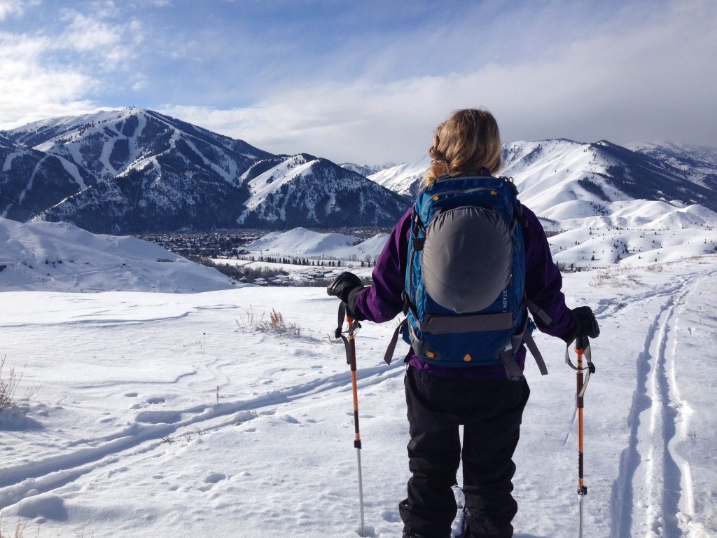 A view of Baldy from across the valley. 