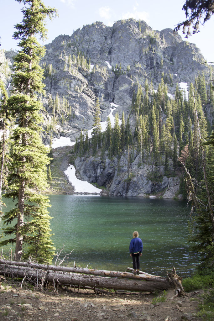 This is Seven Devils Lake, directly behind the camping. 